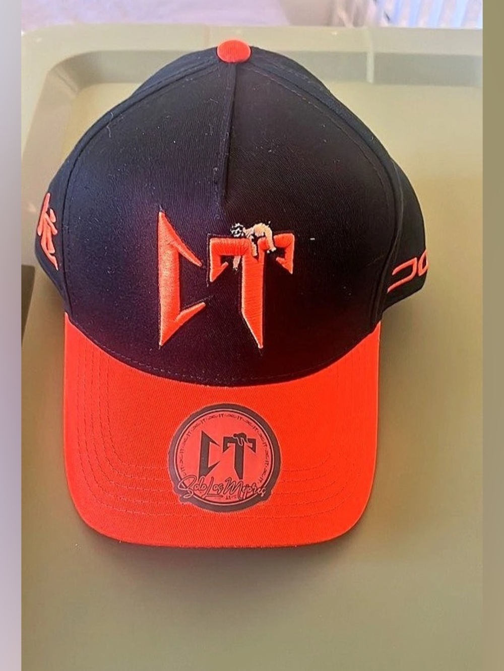 Jc hats men Black & Orange Adjustable Cap Like New